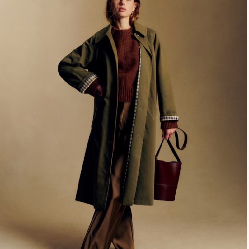 Clyde coat on model 