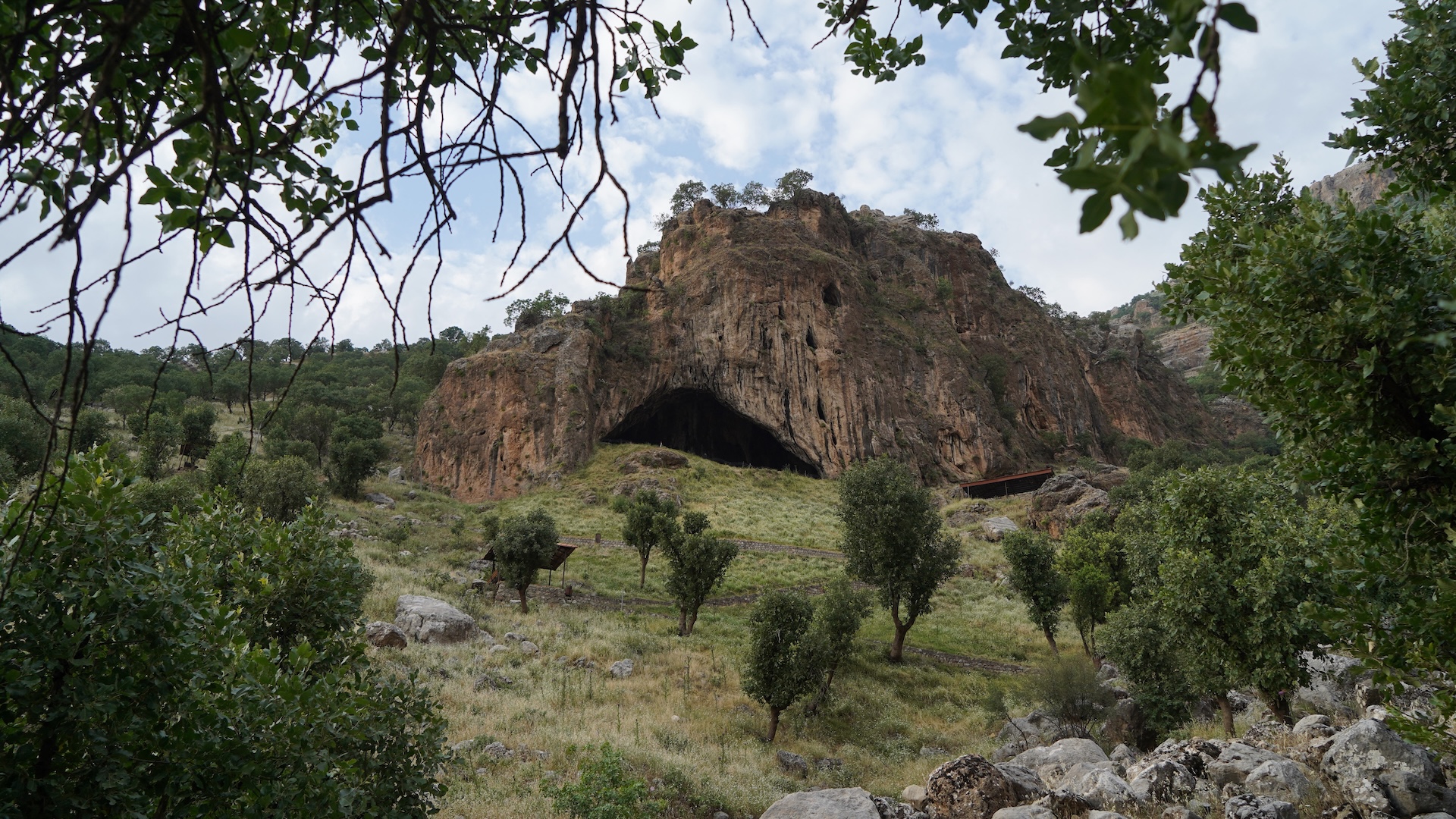 a view of Shanidar Cave