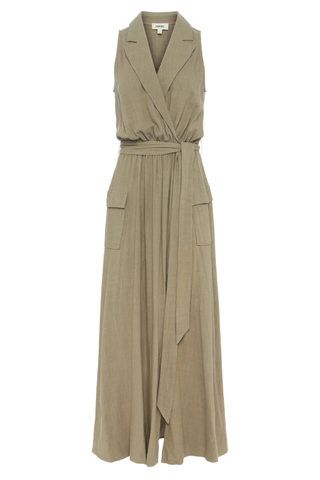 Mayer Linen-Blend Maxi Dress