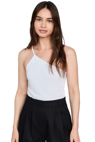 Posse, Axel One Shoulder Singlet Top (Was $135) 