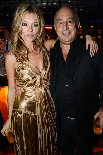 Kate Moss Sir Philip green, Topshop collaboration