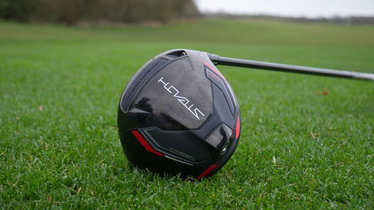TaylorMade Stealth HD Driver resting on the ground