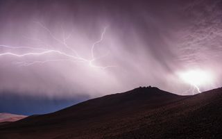 Thunder and Lightning Over Paranal 