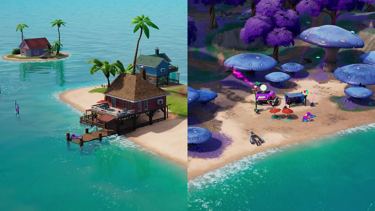 Fortnite Sunburned Shacks or Beach Bash