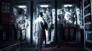 Chuxiao Qu in Liu Lang Di Qiu, or 'The Wandering Earth' (2019)