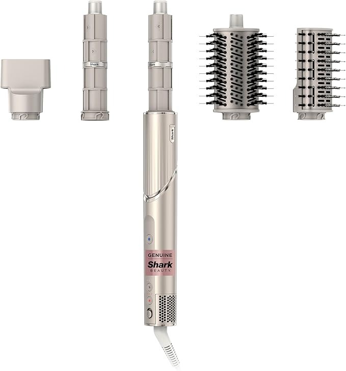 Shark, Shark Hd430 Flexstyle Air Styling & Drying System, Powerful Hair Dryer Brush & Multi-Styler With Auto-Wrap Curlers, Paddle Brush, Oval Brush, Concentrator Attachment, Stone