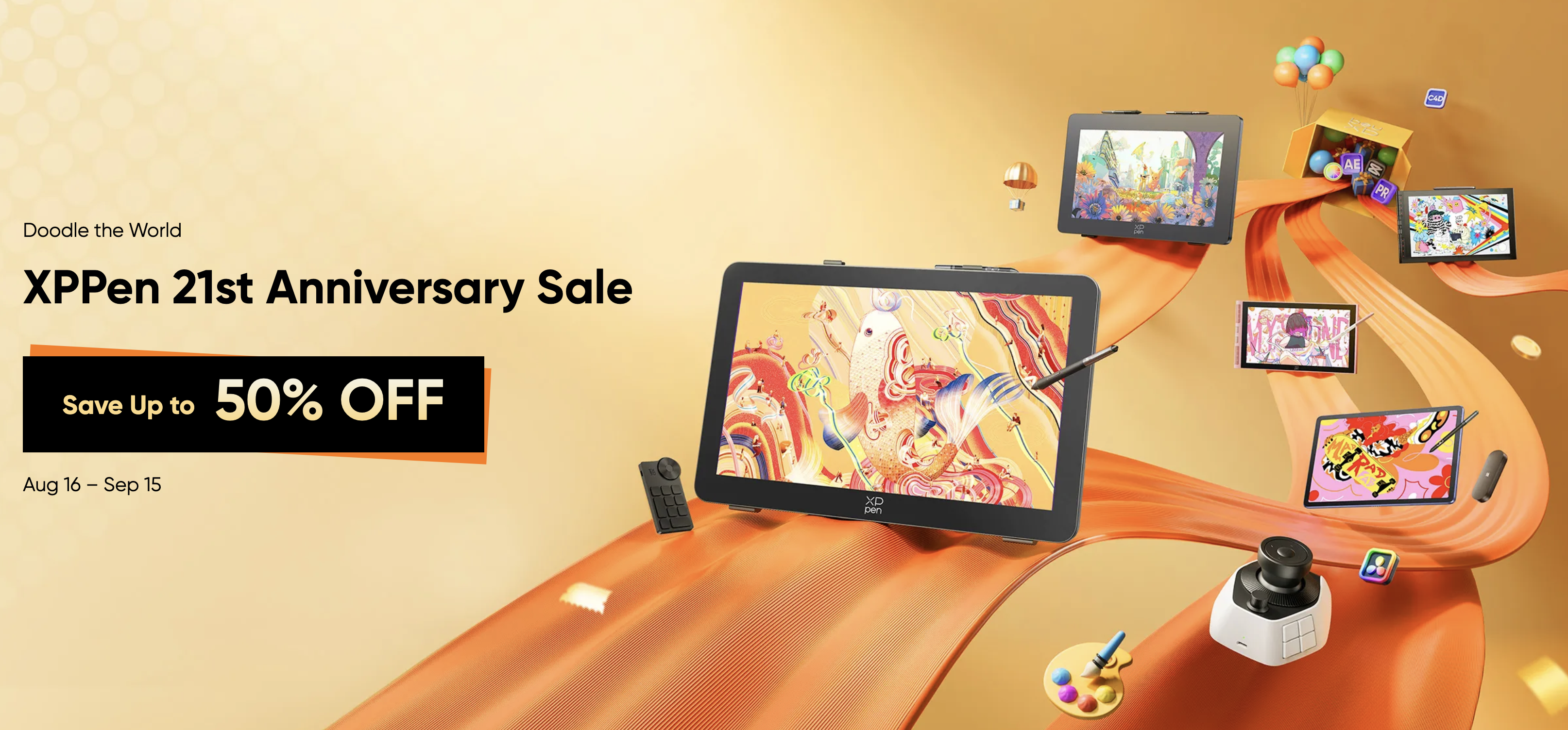 XPPen 21st Anniversary sale