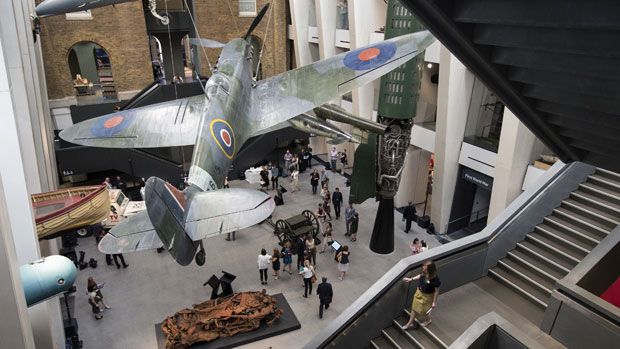 The World War I exhibit at the Imperial War Museum