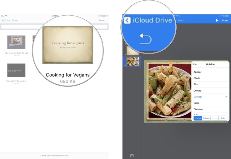Edit iWorks in iCloud Drive