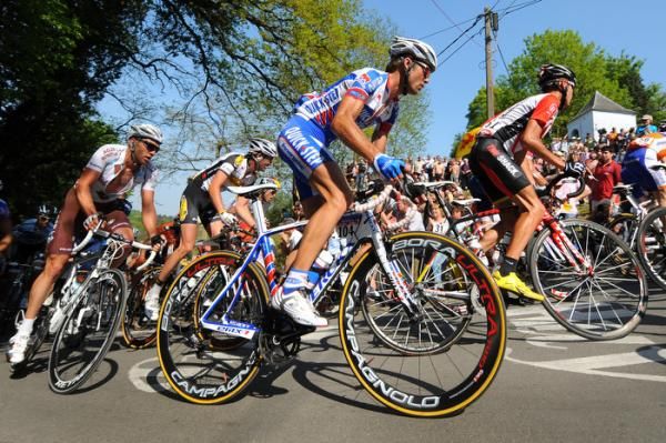 Addy Engels (Quick Step) on the early lap
