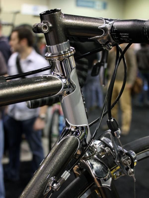 Shockingly, this Shamrock Cycles road bike sported the only Star headset we saw in the entire show.