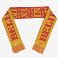 Nike AFC Richmond Scarf - $50
Represent your belief in the most endearing team in soccer with an AFC Richmond scarf, available in a red and 'University Gold' colorway in a knit that proves cosy, rain or shine. Prefer the mantra 'Football is life?' There's a scarf for that, too