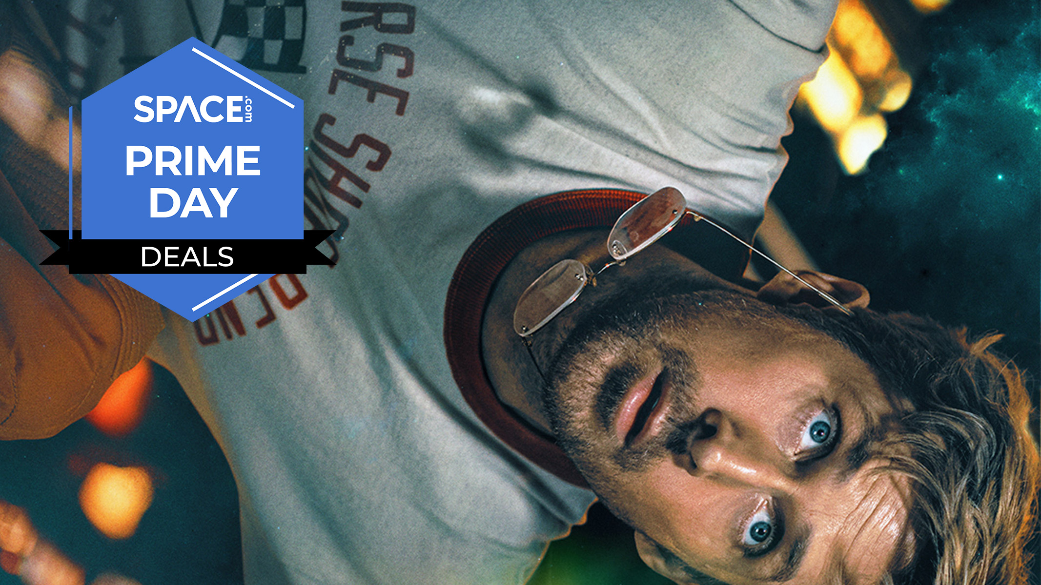 Ryan Gosling in Project Hail Mary, upside down
