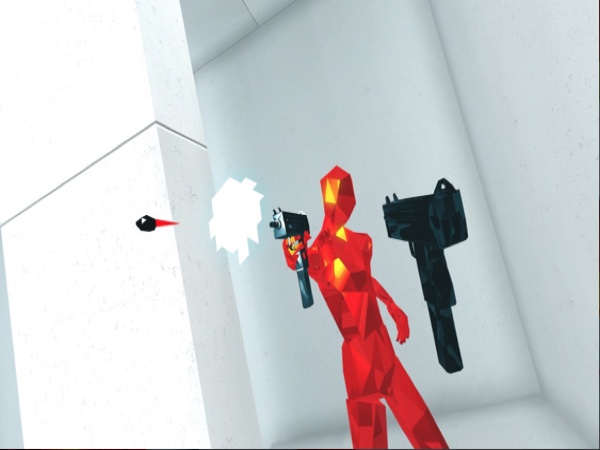 a screenshot of Superhot VR