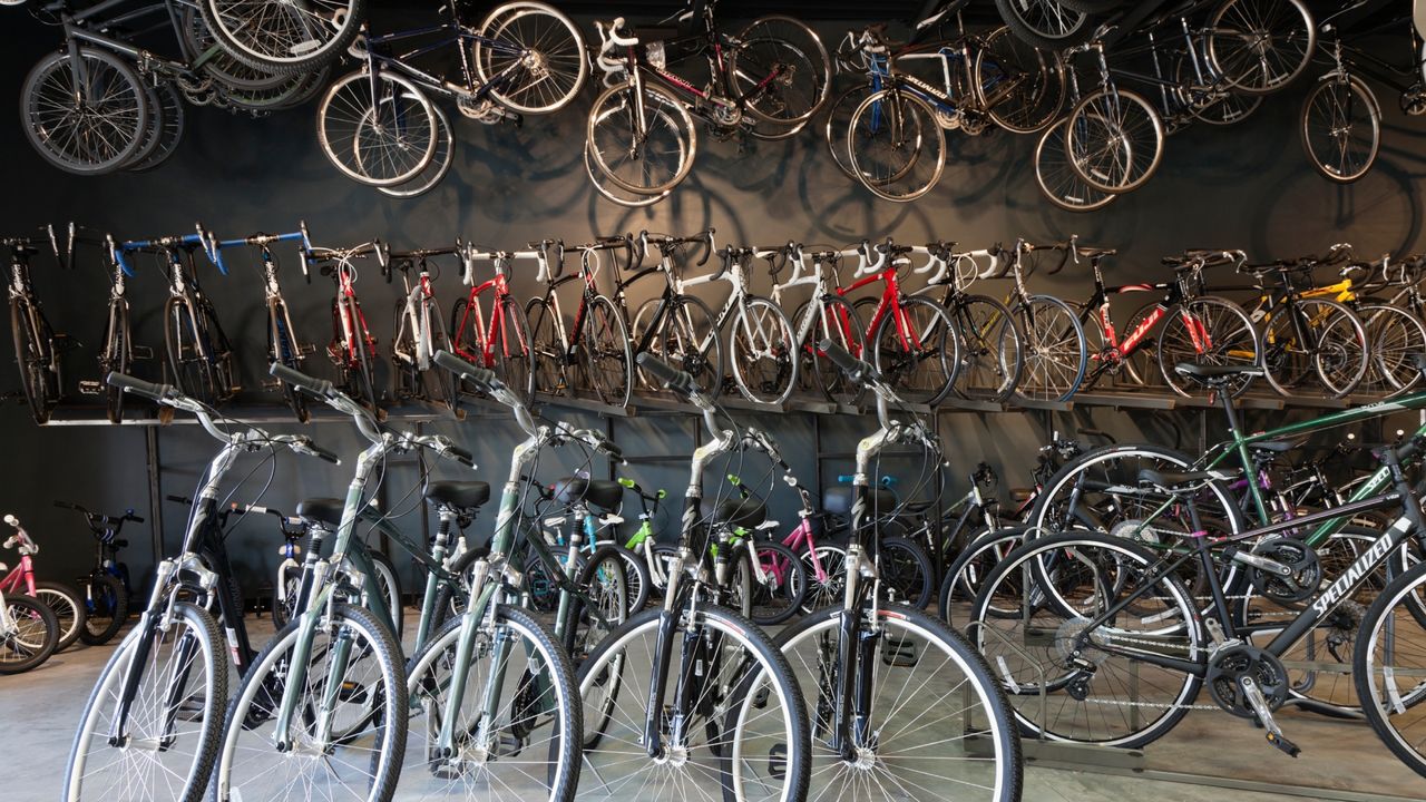 A bike store in the United States