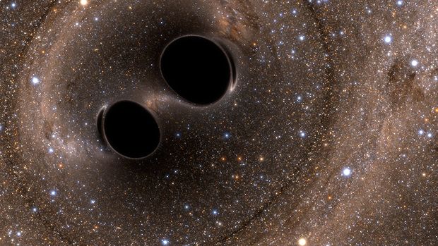 Волнистые гравитационные волны от слияния черных дыр могут помочь проверить общую теорию относительности