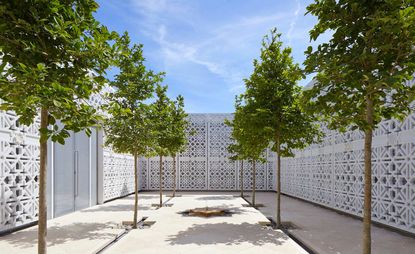 The ‘Garden of Light’ inspired by Islamic courtyards of Spain, at the Aga Khan Centre in King’s Cross