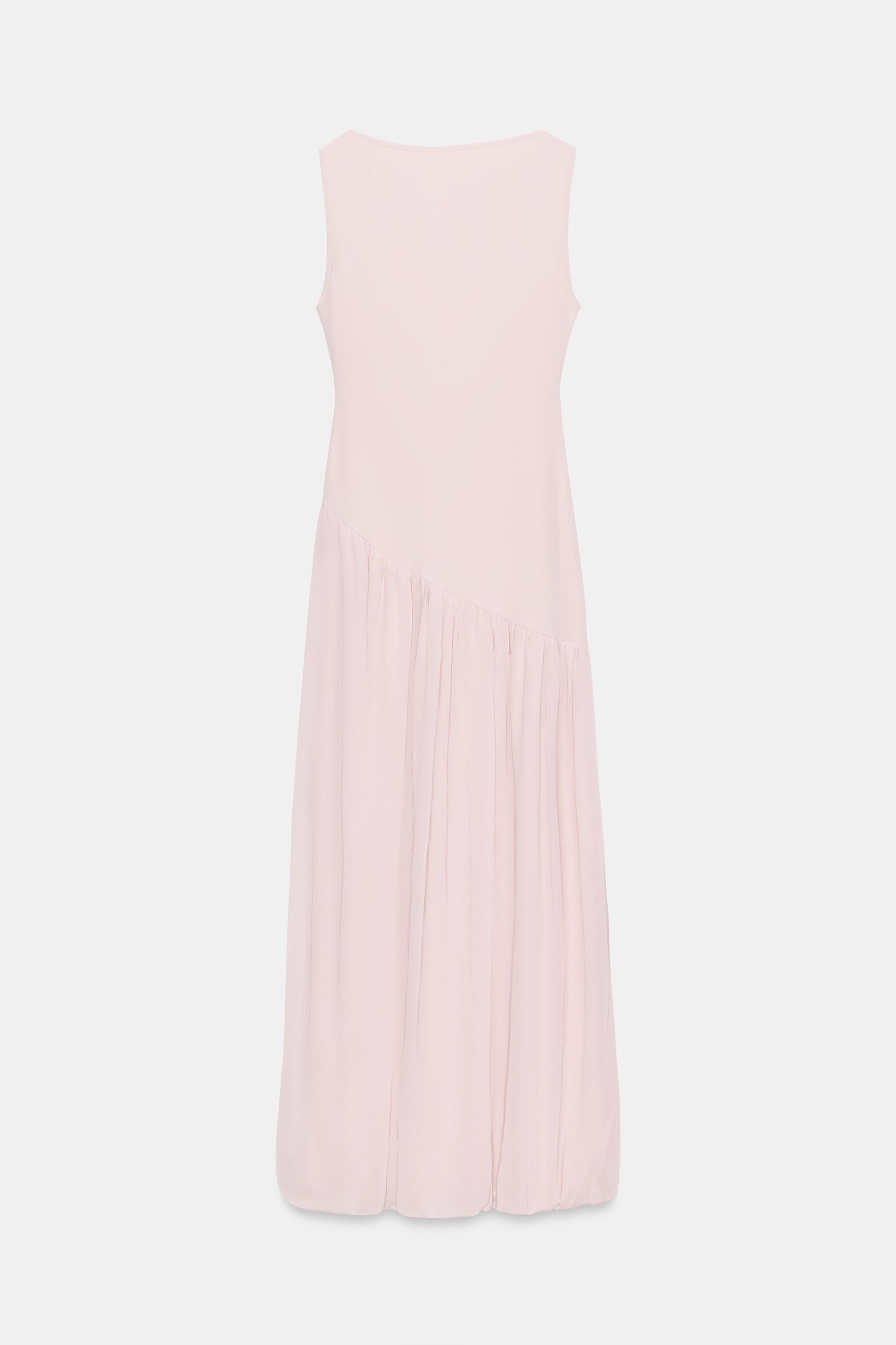 Long Combination Tulle Dress