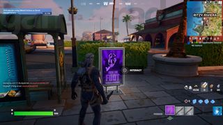 Reprogramming one of the Fortnite Foot Clan recruitment holo-posters