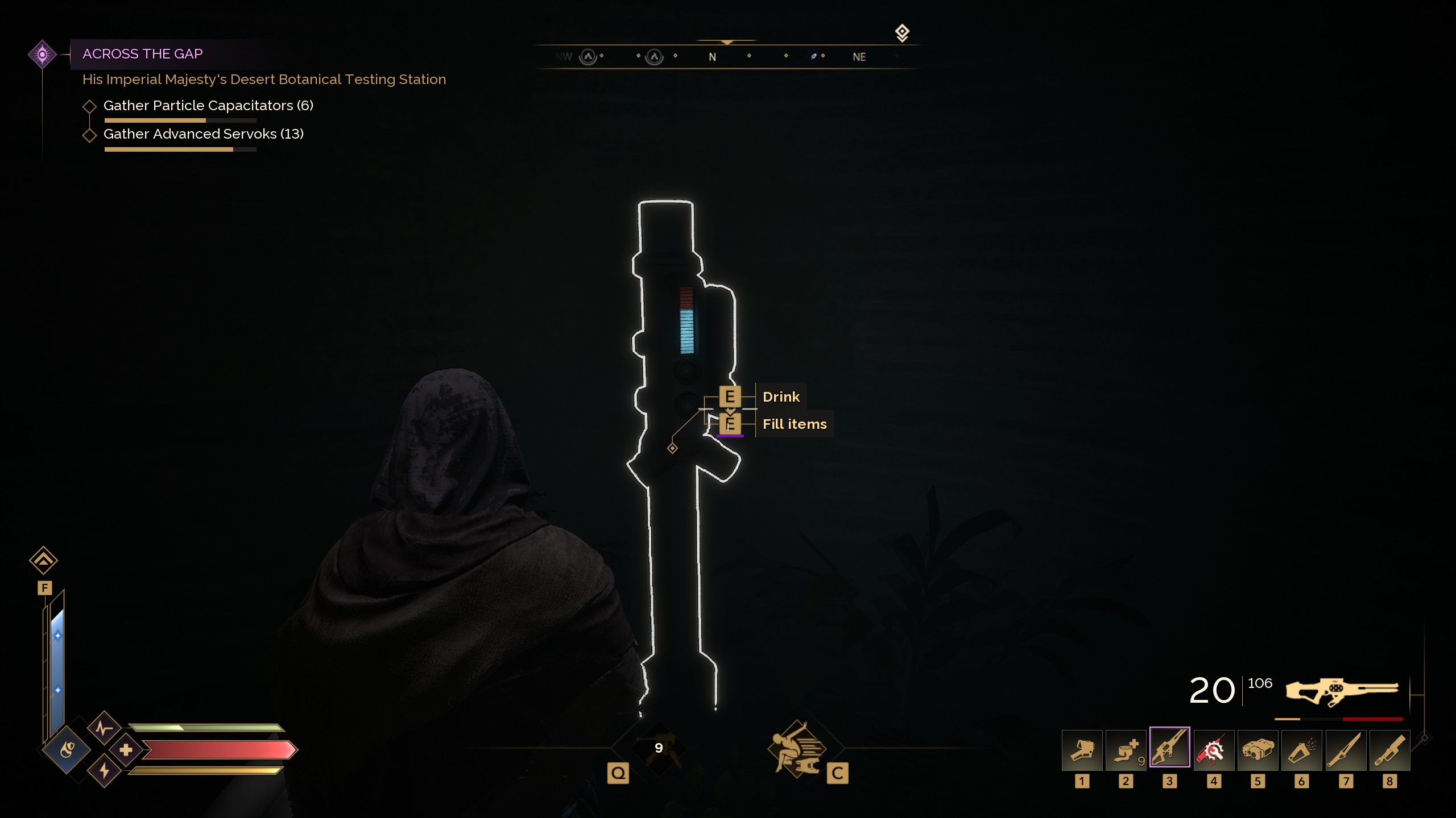 Dune: Awakening water - Filling a Literjon