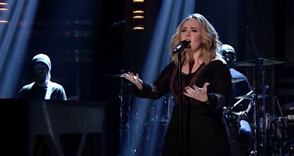 Adele sings "Water Under the Bridge" on The Tonight Show