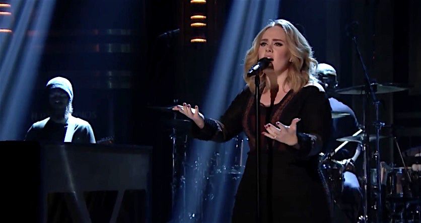 Adele sings &amp;quot;Water Under the Bridge&amp;quot; on The Tonight Show