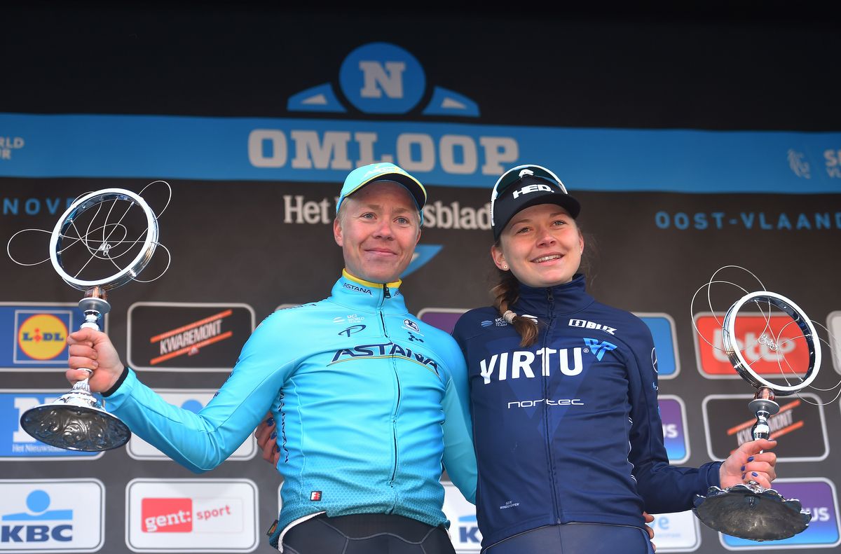 Danish Omloop Het Nieuwsblad winners: Michael Valgren and Christina Siggaard