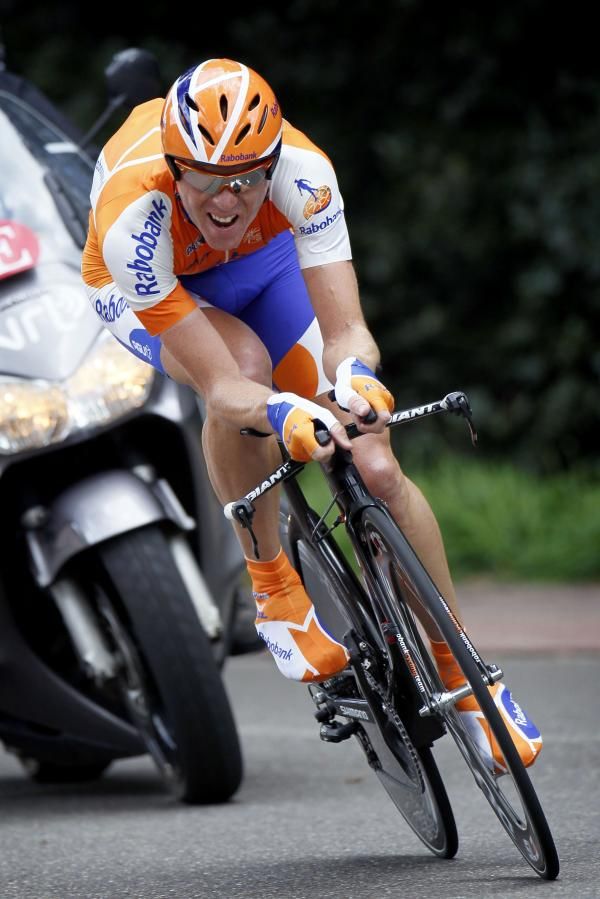 Koos Moerenhout (Rabobank) rode well to hold on to second place overall