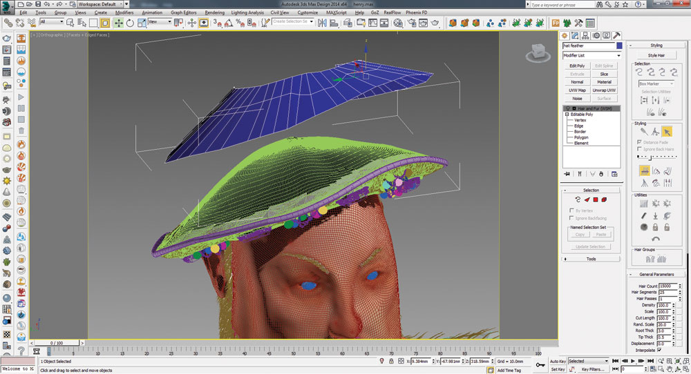 Start with a simplified surface