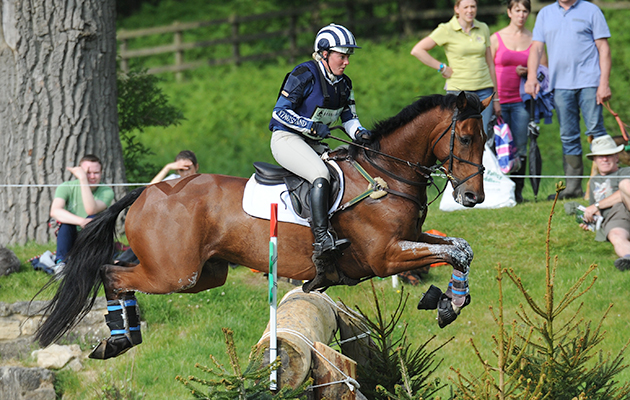 IMOGEN MURRAY riding IVAR GOODEN during Cross Country phase of the CIC*** during the Bramham International Horse Trial in Bramham Park, Wetherby, West Yorkshire, UK on 13th June 2015