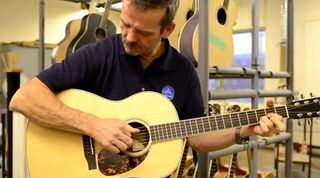 Canadian Astronaut Chris Hadfield and Guitar
