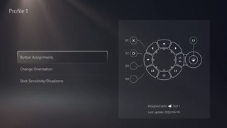 Access PS5 interface