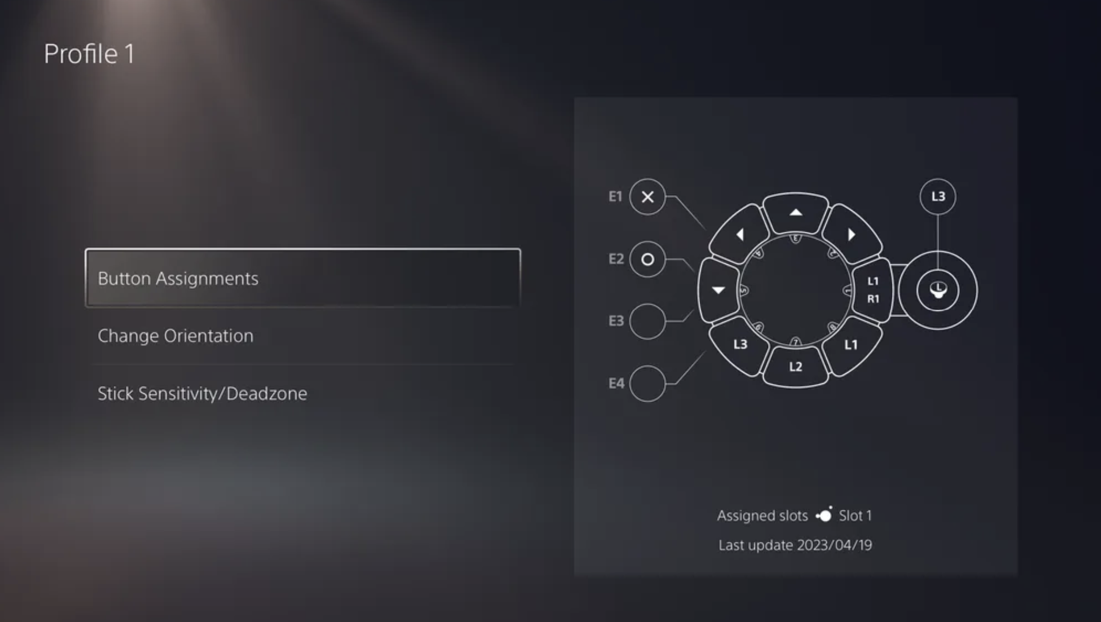 Access PS5 interface