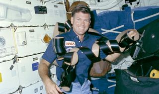 Astronaut Coats with Jammed IMAX Film