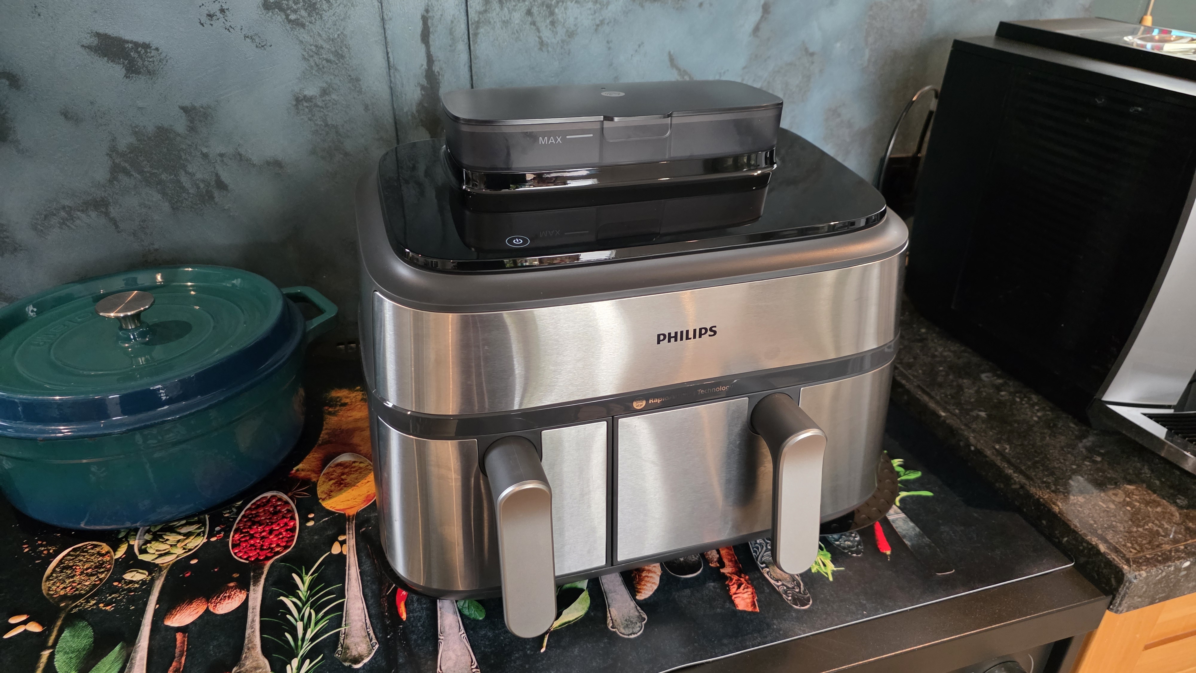 Philips Airfryer 5000 Series Dual Basket met Stoom
