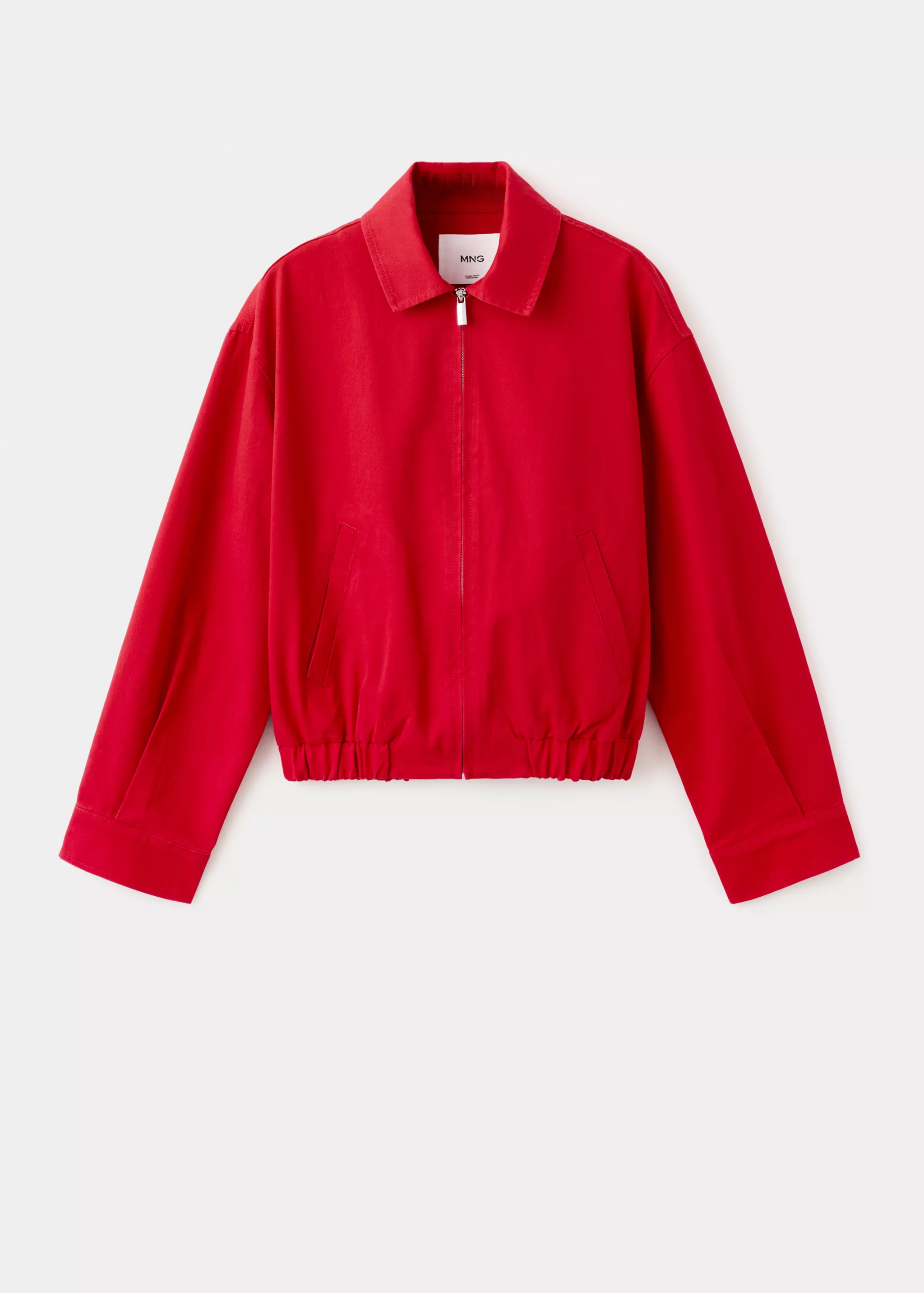 Bomber Jacket With Shirt Collar - Women | Mango Usa