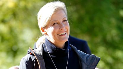 Sophie, Duchess of Edinburgh visits Coverwood Farm on September 24, 2020 in Cranleigh