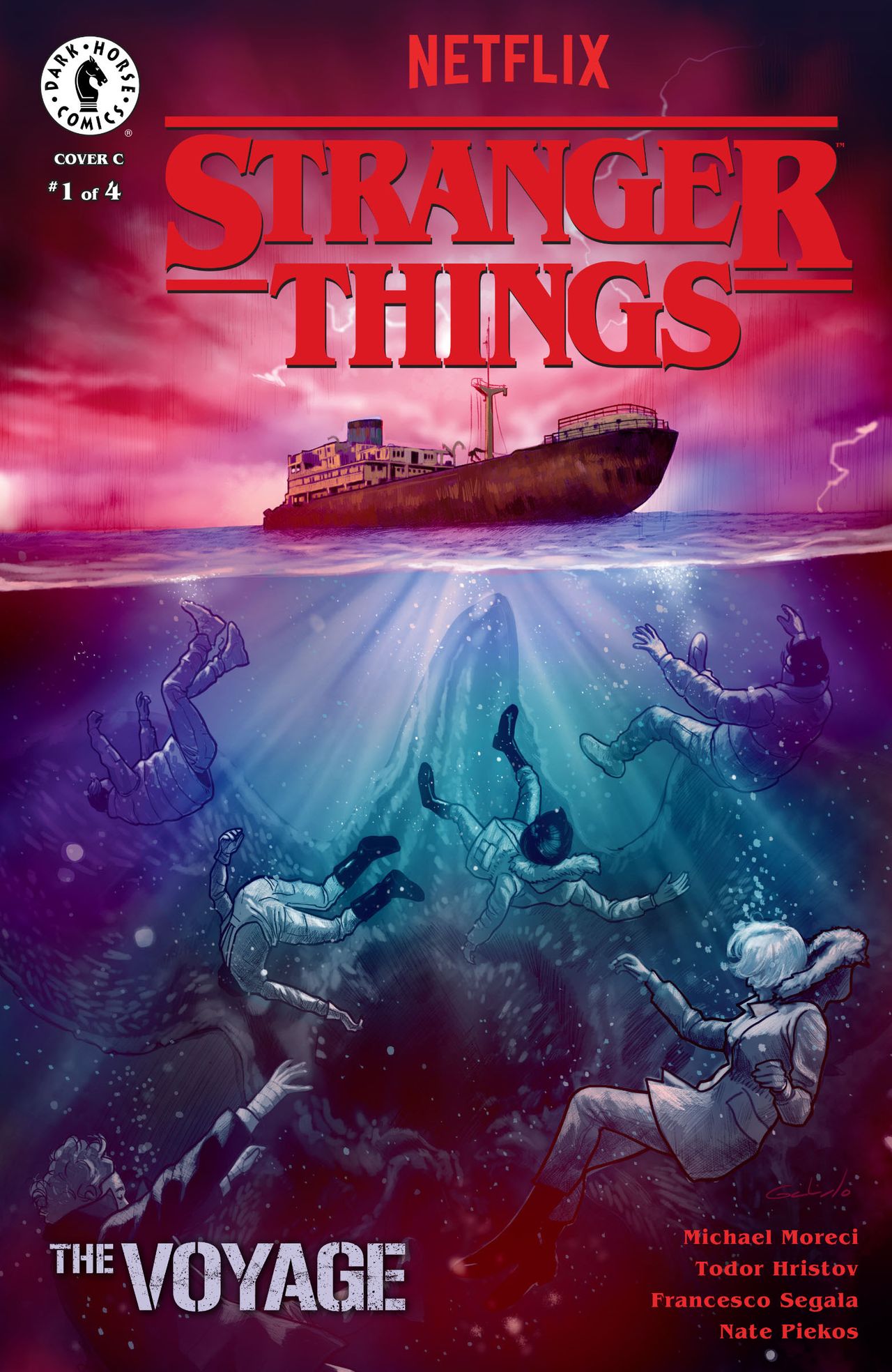 Covers for Stranger Things: The Voyage #1.