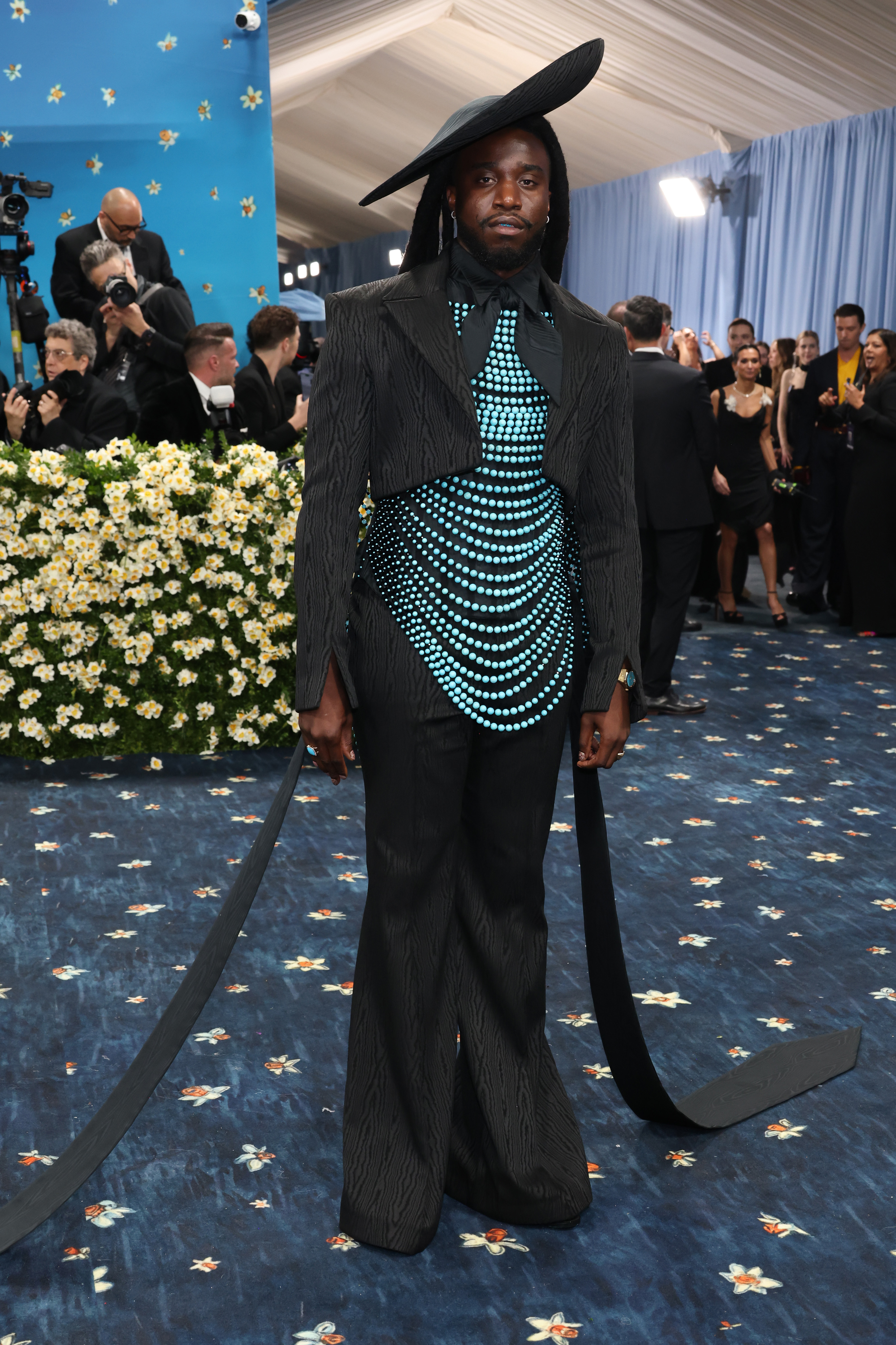 Shaboozy attends the 2025 Met Gala Celebrating "Superfine: Tailoring Black Style" at Metropolitan Museum of Art on May 05, 2025 in New York City.
