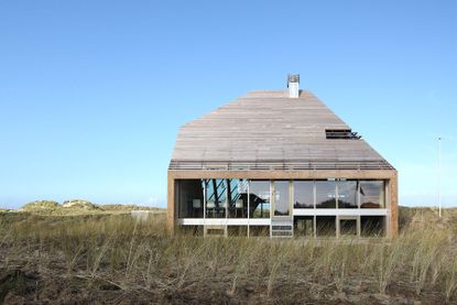 house on a sand dune