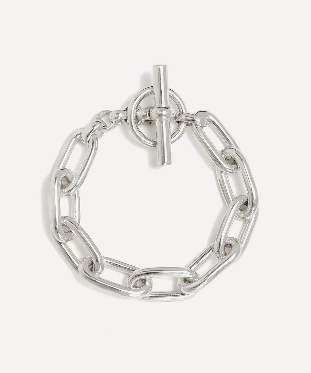 Sterling Silver Medium Oval Link Chain Bracelet