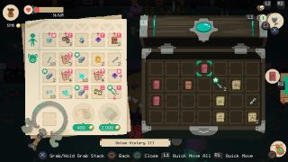 Books and jottings in Moonlighter