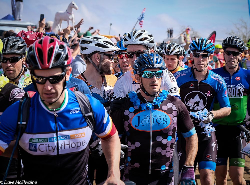 Racers further back in the Le Mans start was forced to walk to their bikes