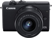Canon EOS M200 + 15-45mm lens |