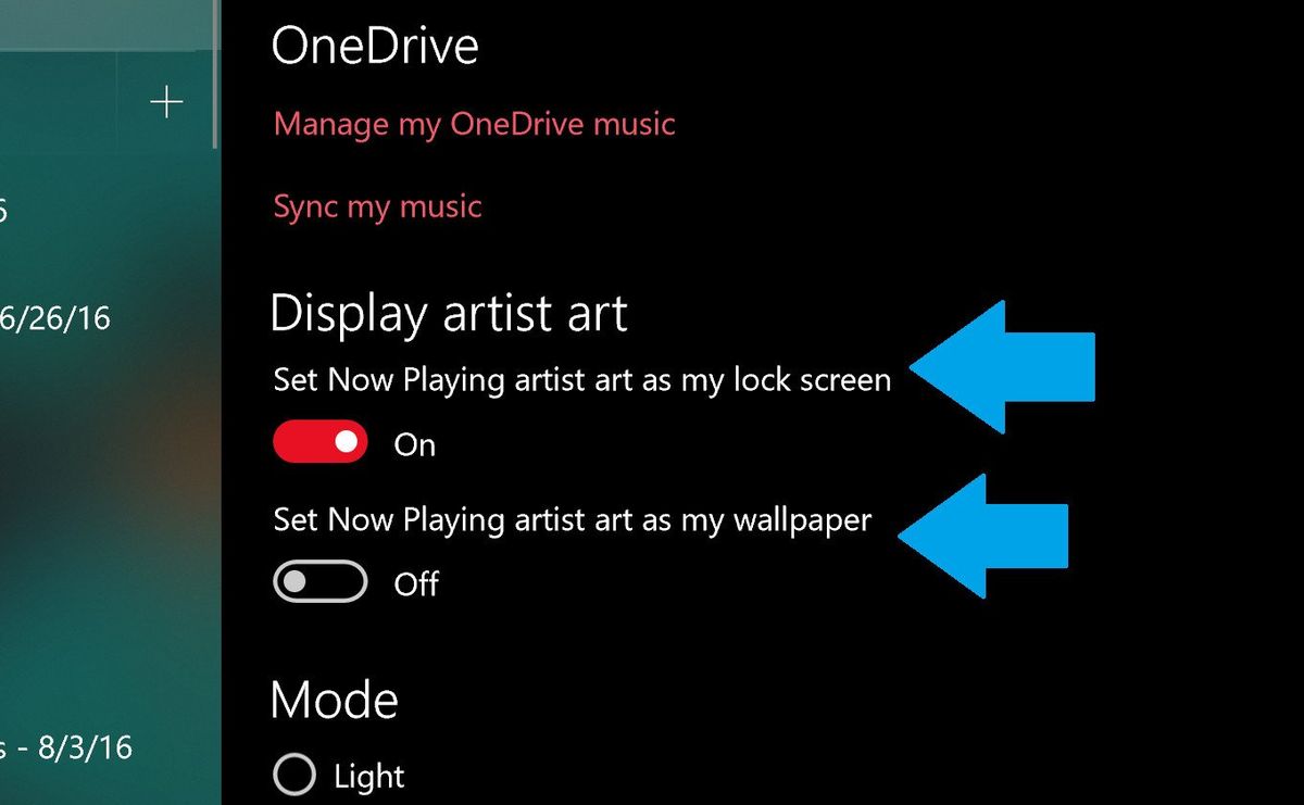 Groove Music brings equalizer and artist art for wallpaper toggles to Release Preview Insiders