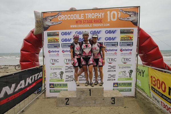 The winning women's team.