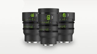 NiSi cinema lenses 18mm, 40mm and 135mm