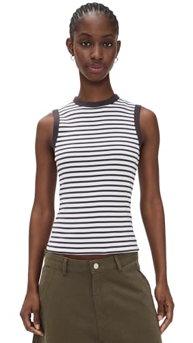 Madewell Women's the '90s Shell Tank Top, New York Stripe, L