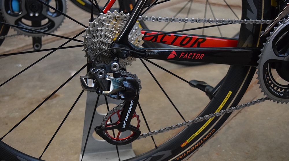 Colour-coordinated jockey wheels for the Belgian national champion