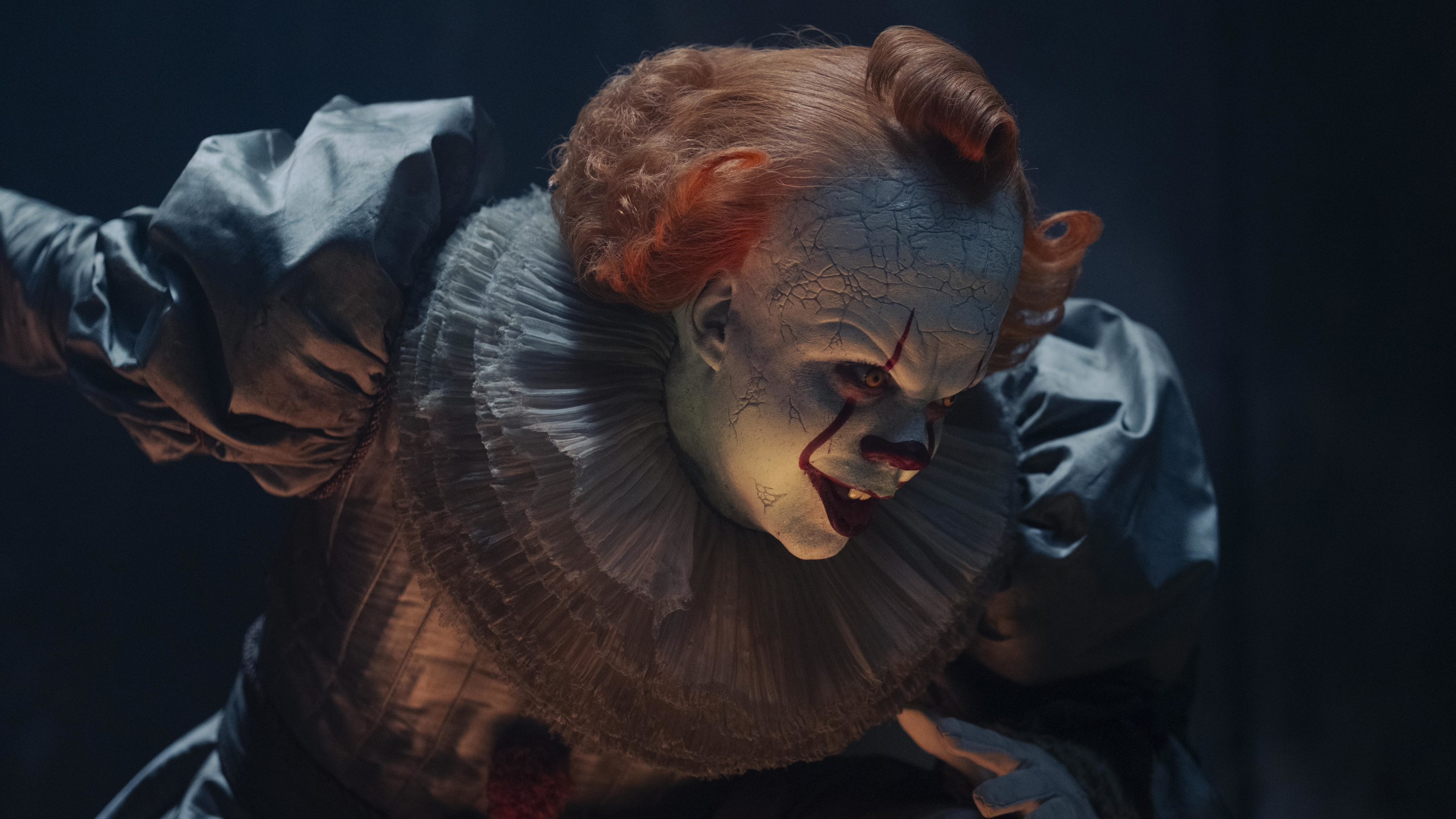 Bill Skarsg&aring;rd as Pennywise the clown. 